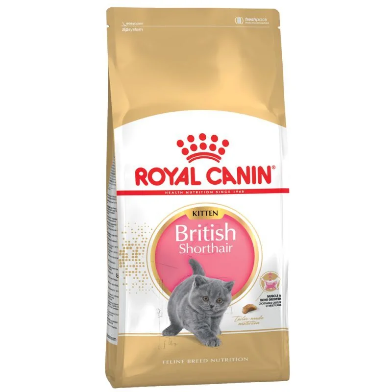 غذای خشک بچه گربه رویال کنین مدل بریتیش کیتن ROYAL CANIN British KITTEN 2KG(مخدوش)